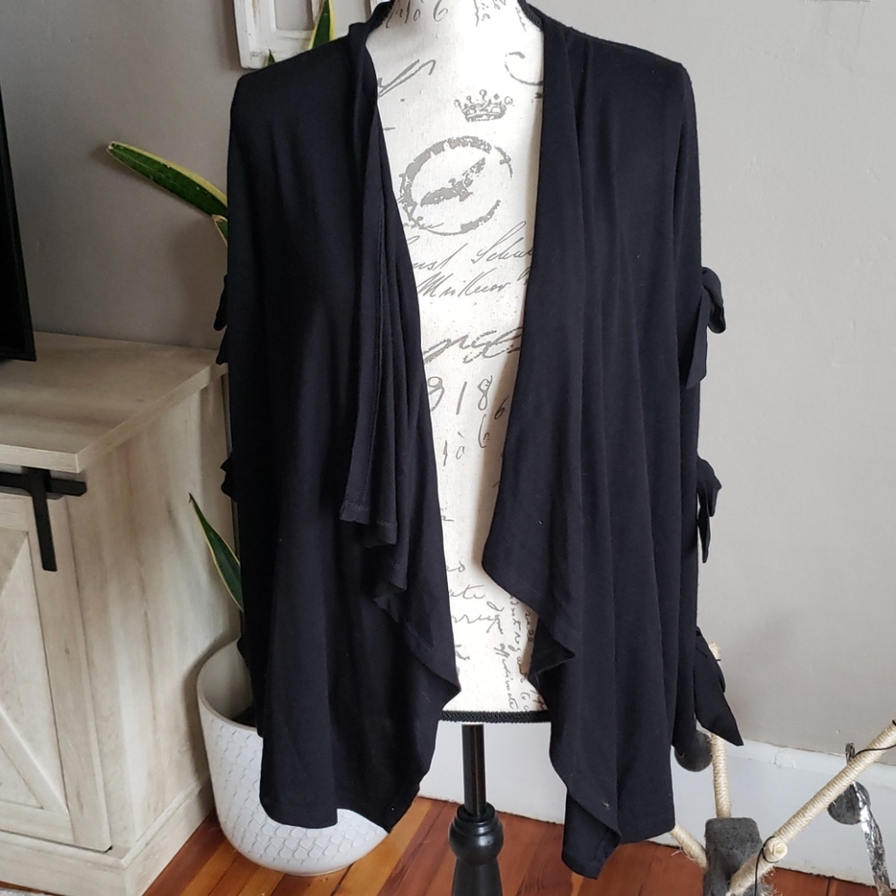 Black cardigan
